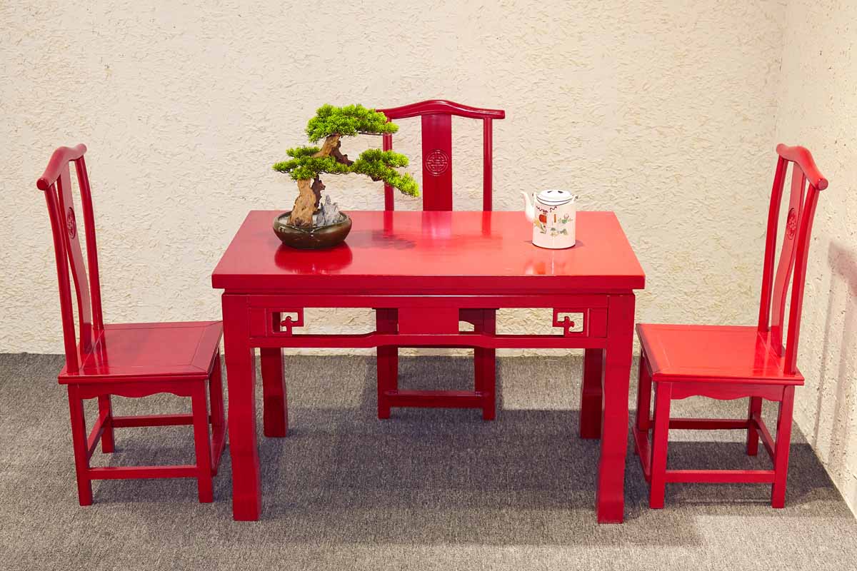 chinese dining table set factory supply