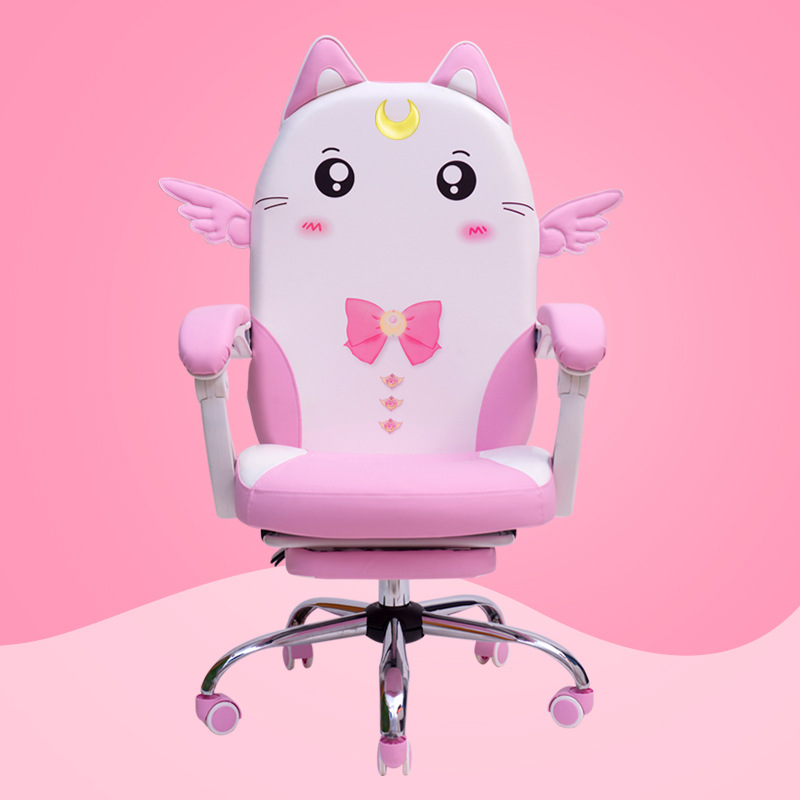 cute desk chairs with footrest