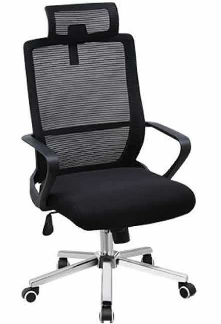 mesh chair with headrest