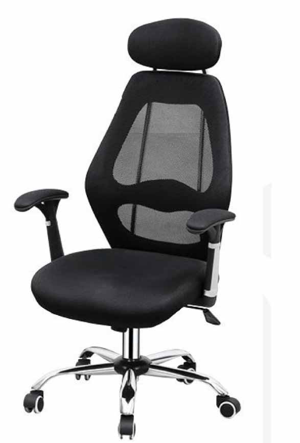 high back executive chair with headrest