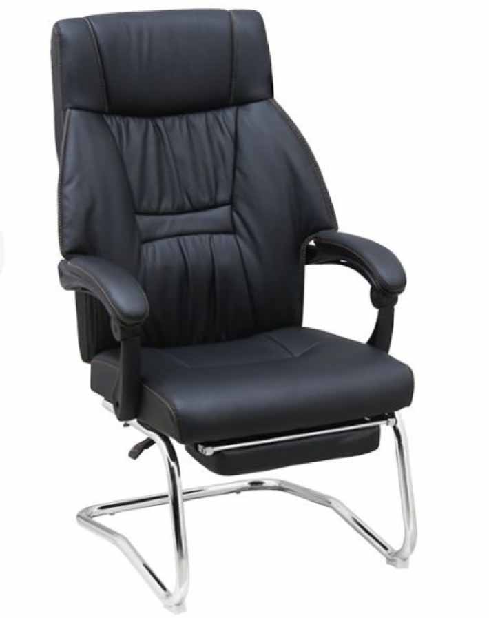 ceo memory foam office chair with footrest