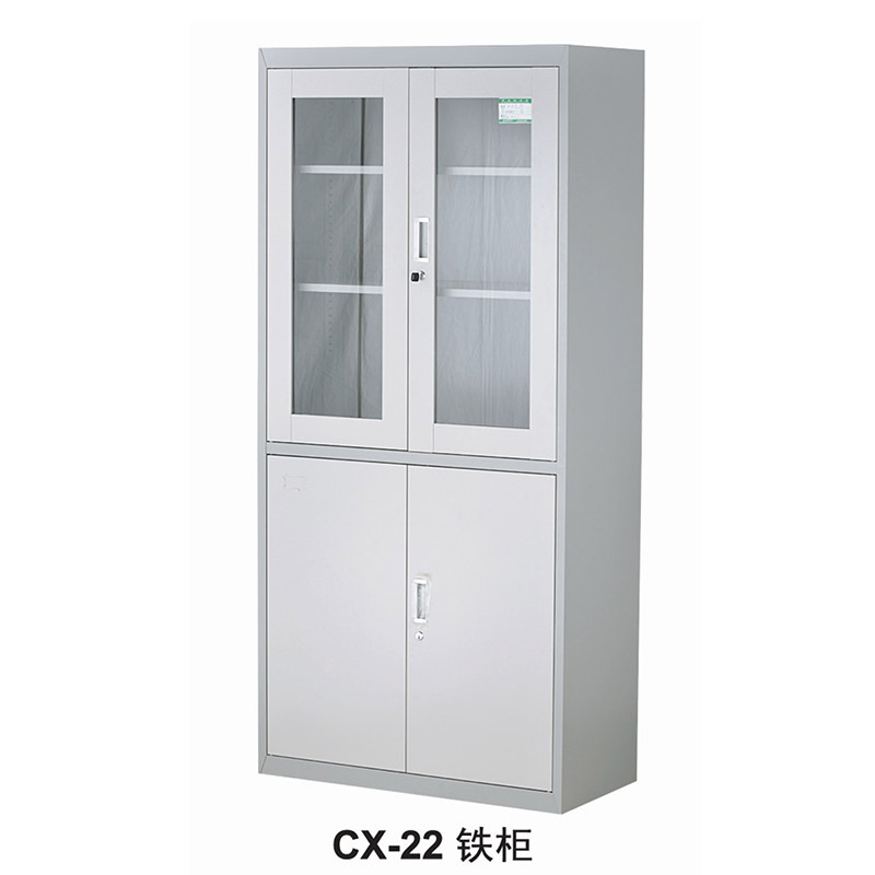 4 door metal locker with 2 drawers
