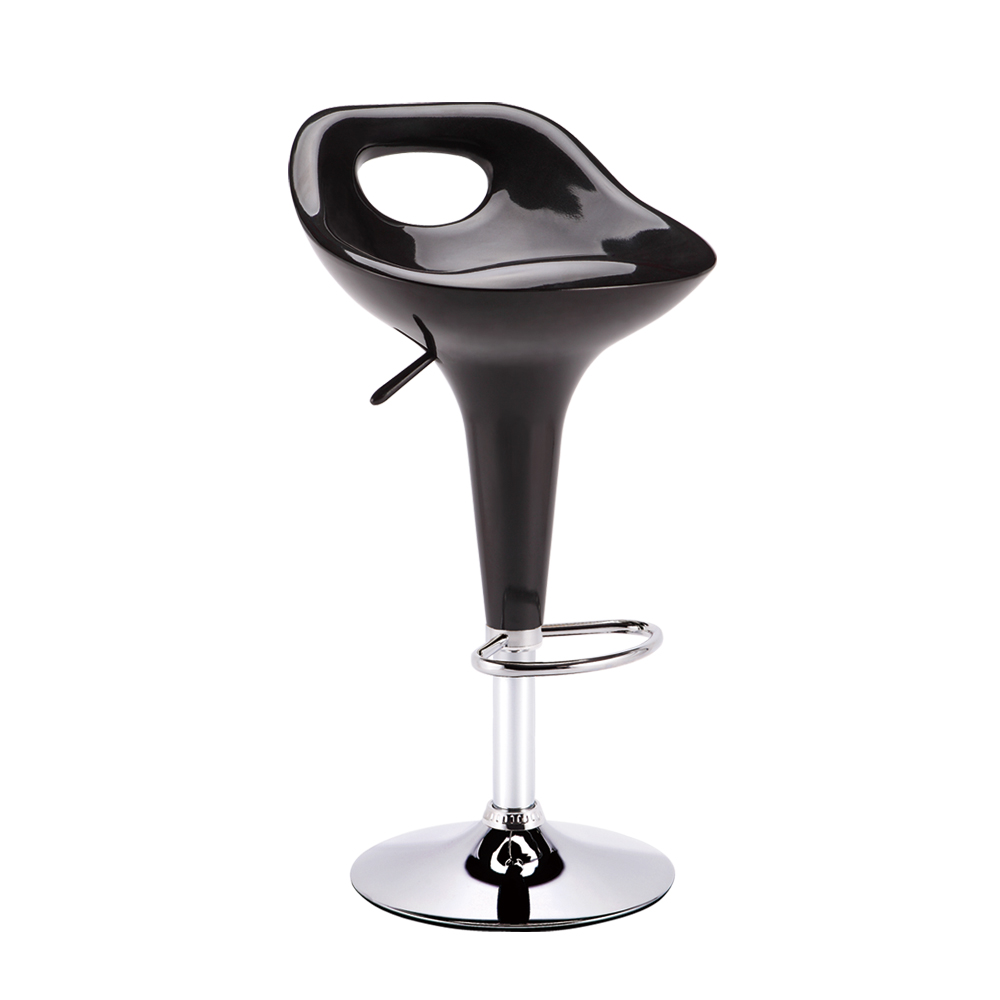 black adjustable bar stools