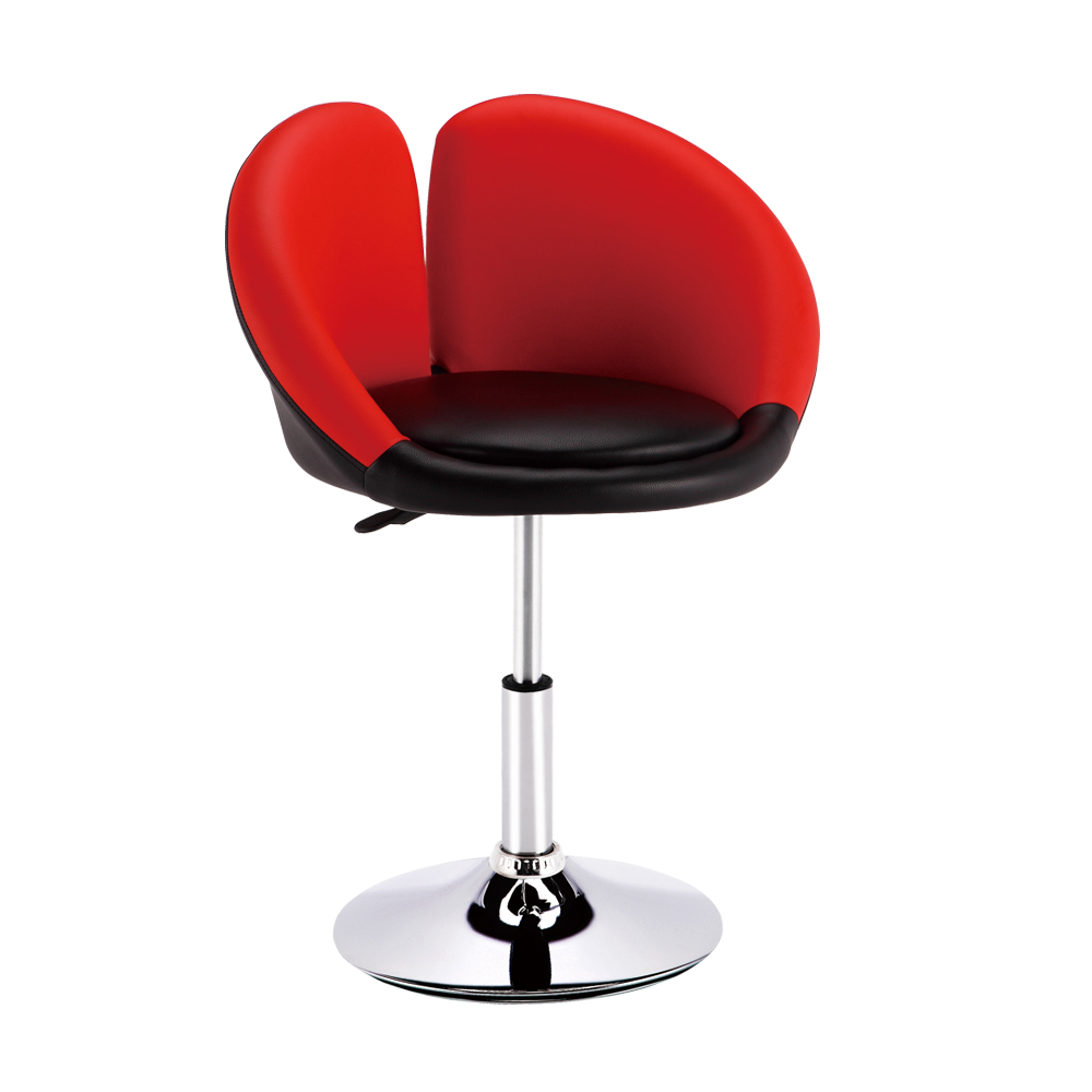 red bar stools with back